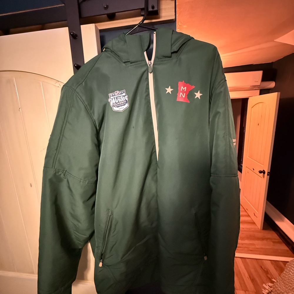 MN Wild 2022 Winter Classic official Fanatics team jacket.